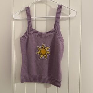 Tangled knit tank